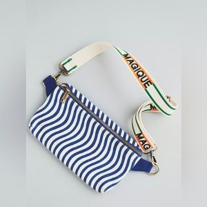 Anthropologie Hotel Magique Striped Belt Bag
